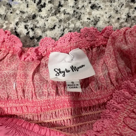 Pink Ruffled Dress - Picture 2 of 3